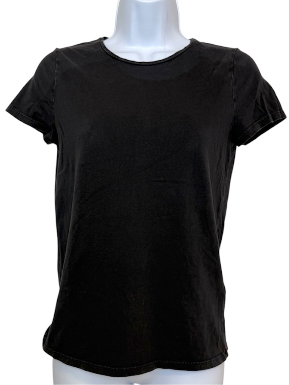 Madewell Black Crew Neck Cotton Tee Short Sleeve Basic T-Shirt Size Small